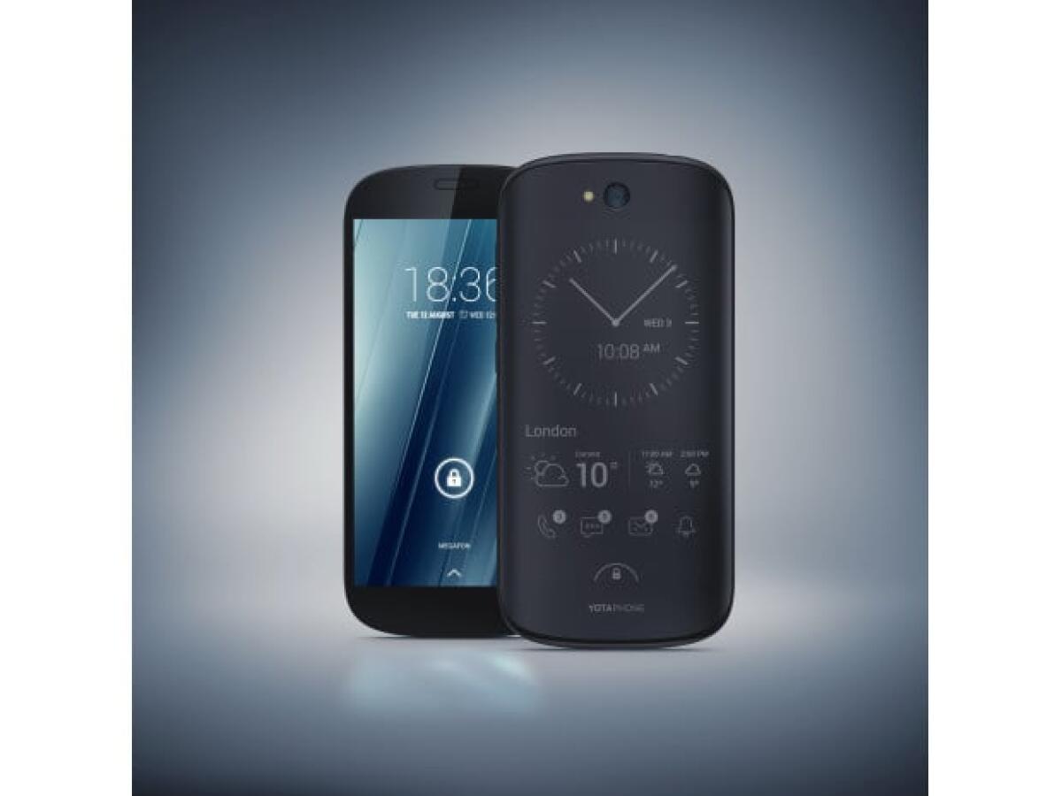 Ufficiale YOTAPHONE 2: Smartphone con doppio Display (e-paper) in Italia a 749 euro - 