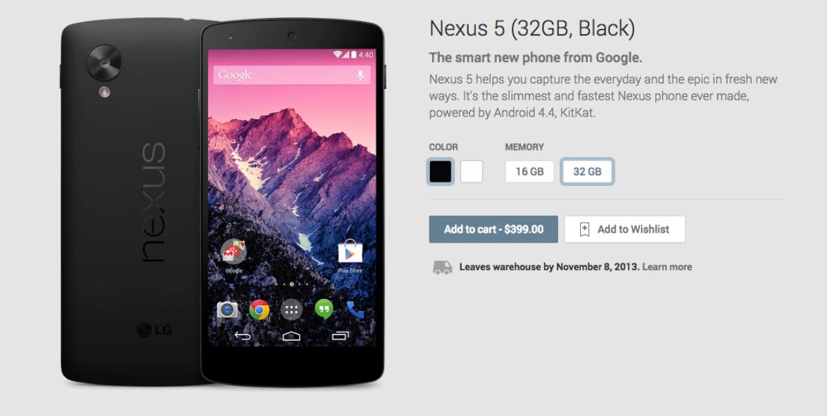 Il Nexus 5 va ufficialmente in pensione: non più acquistabile dal Play Store di Google - 