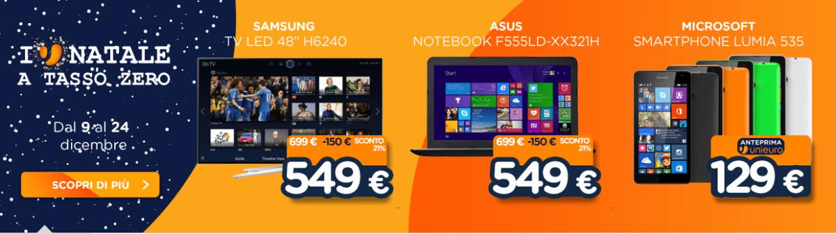 Tutte le offerte del SOTTOCOSTO online di UNIEURO - 