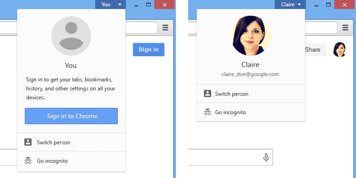 Arriva il multiutente su Google Chrome Desktop - 
