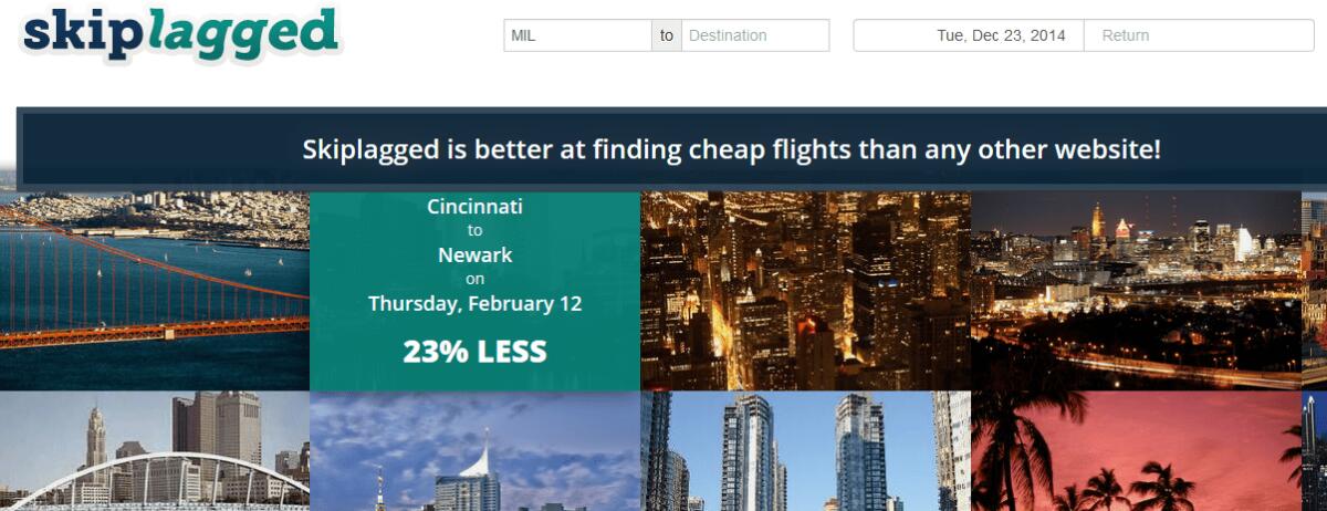 Skiplagger: Nuovo sito web dove trovare Voli Low Cost - 
