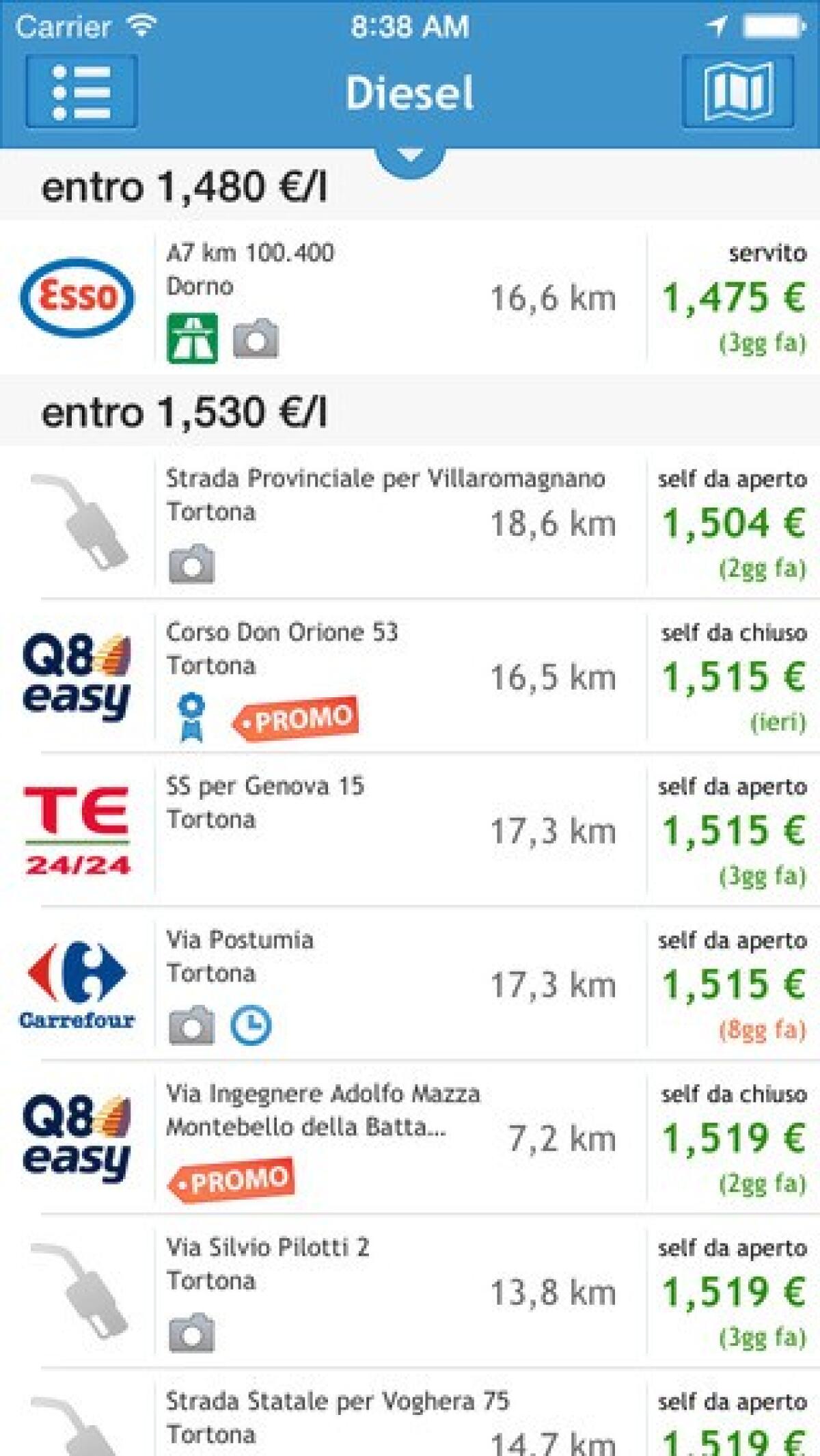 Prezzi Benzina: Trova il prezzo più basso di Benzina, Diesel, GPL e Metano dal tuo smartphone - 