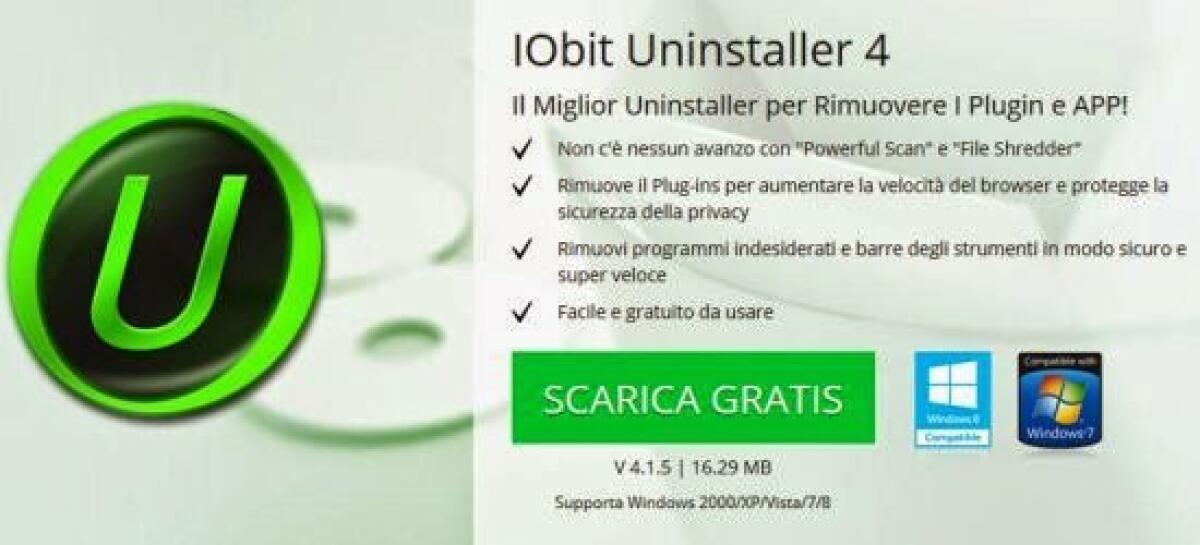 Disinstallare completamente programmi su Windows con IObit Uninstaller 4 - 
