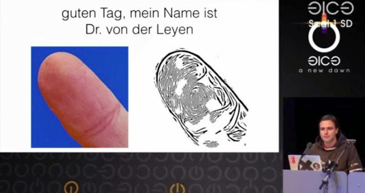 [Roba da Hacker] Hacker Clonano le impronte digitali del Ministro della Difesa Tedesco: Impronte prese da una foto...Vediamo come hanno fatto - 