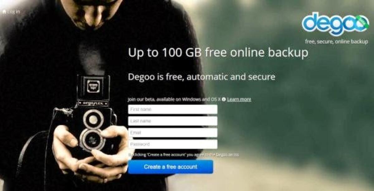 100GB di spazio cloud gratis su Degoo, alternativa a DropBox - 