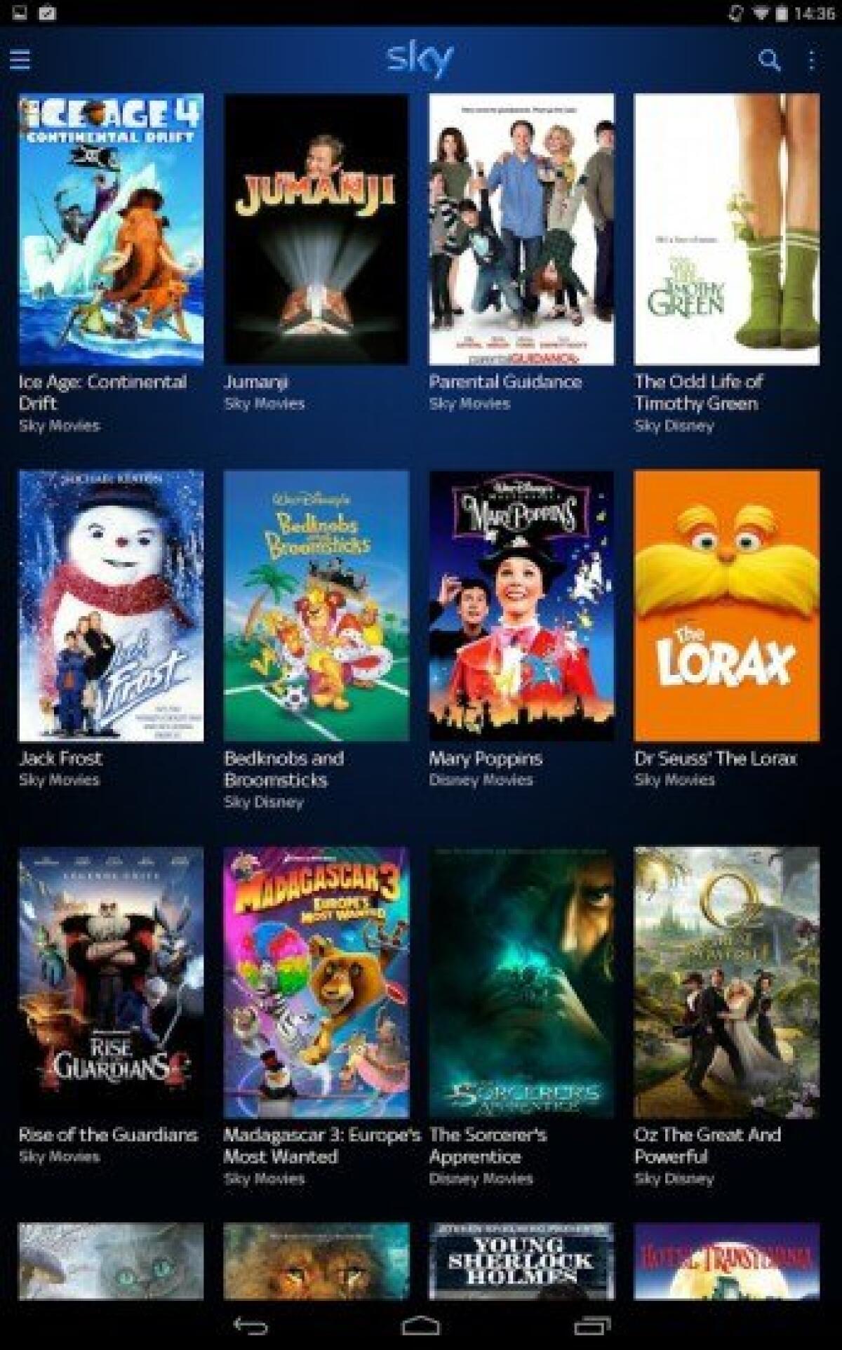 Scaricare e installare Sky Go (SkyGO) APK su Galaxy Note 10.1 2014 - 