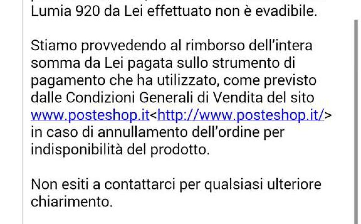 Nokia Lumia 920 da PosteShop: altra figuraccia? - 