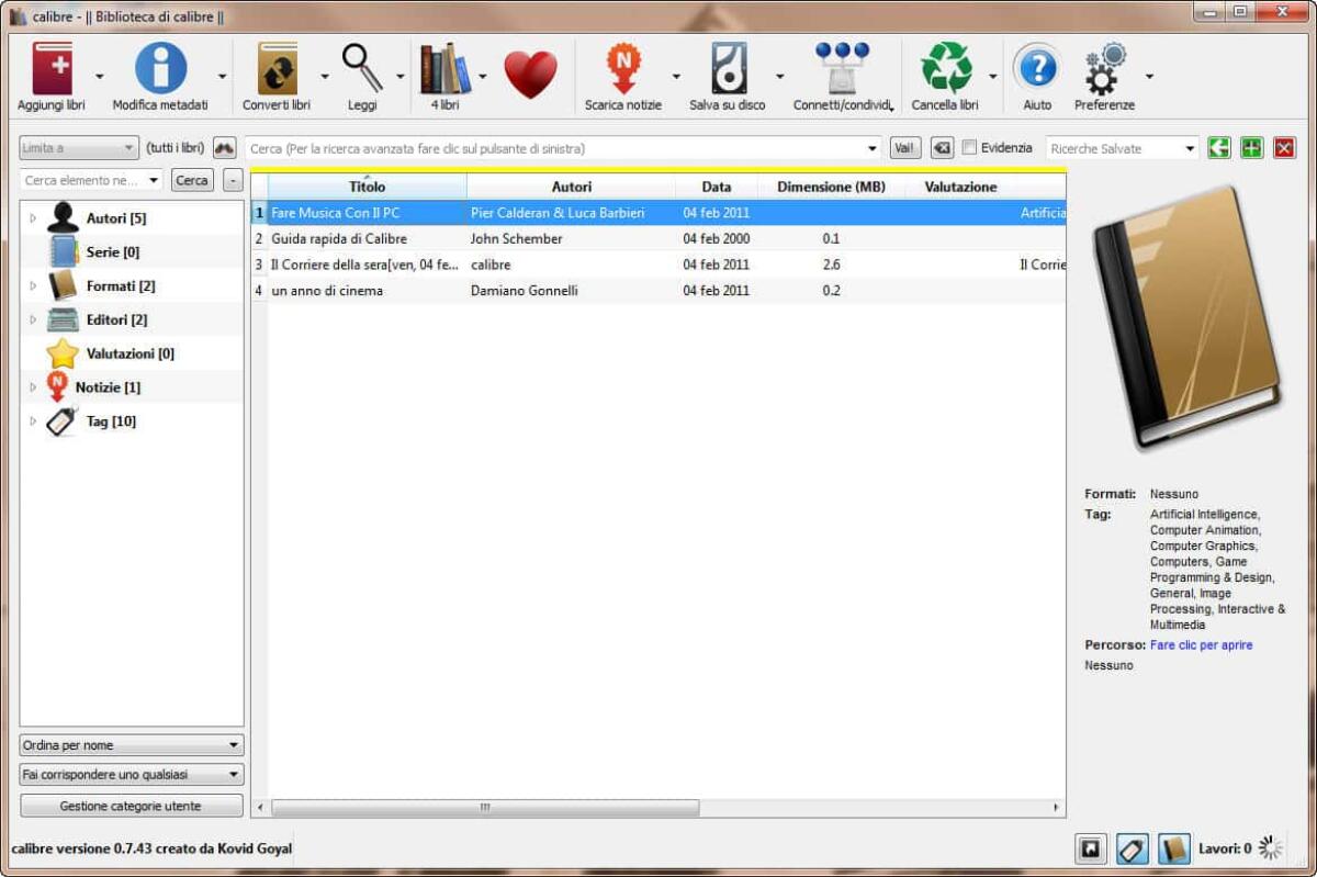 Download Calibre Portable in Italiano: Gestire, Convertire e Creare eBook su Windows - 