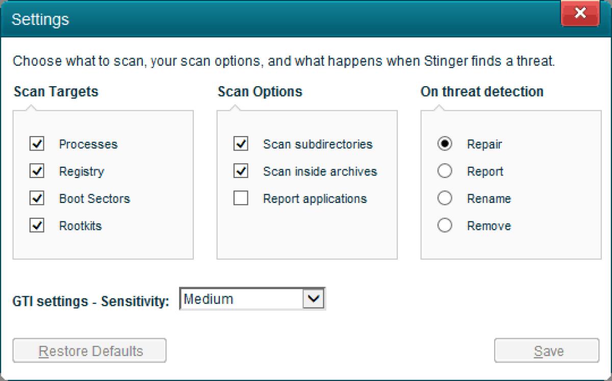 McAfee Stinger & Raptor: Come rimuovere determinati virus su Windows - 