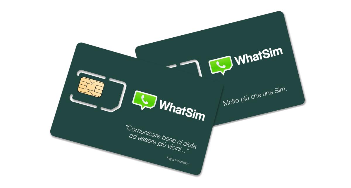 Nasce “WhatSim”: La prima SIM per messaggiare su WhatsApp senza piano dati anche in assenza di Wi-fi - 