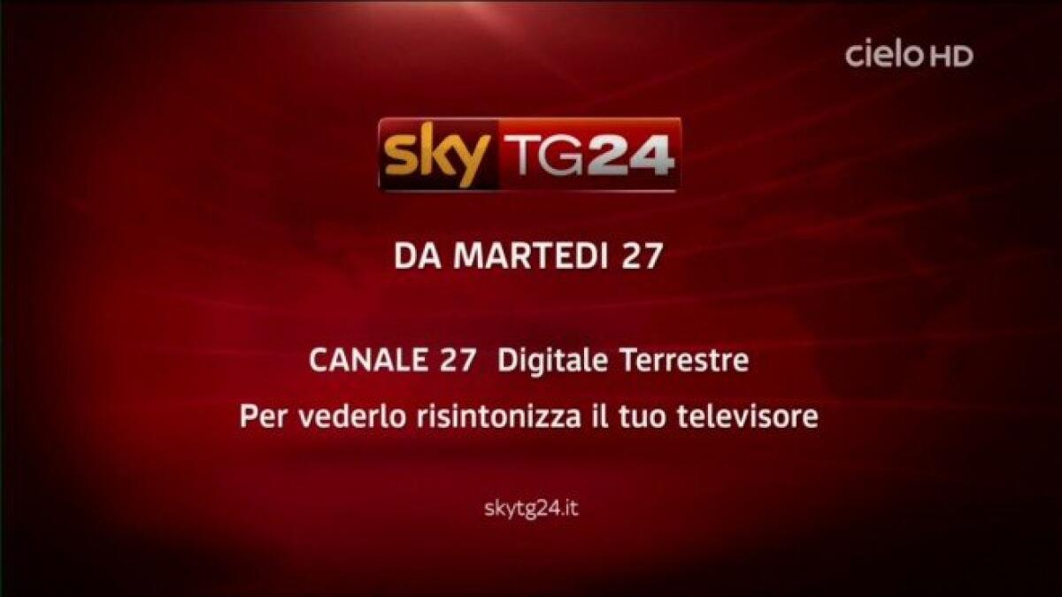 Sky TG24 arriva sul digitale terrestre! - 