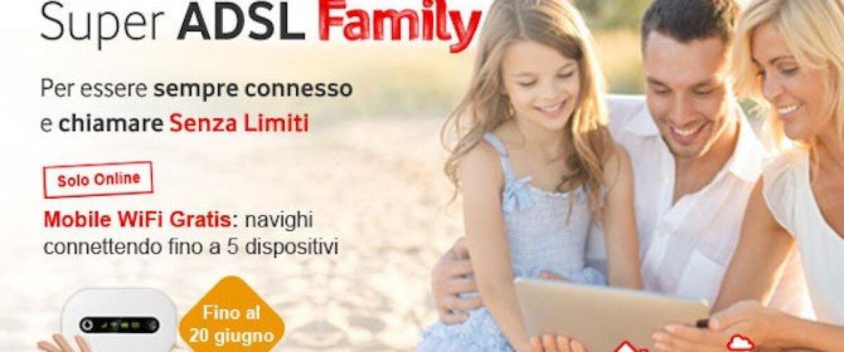 Vodafone sconta le offerte ADSL Super ADSL e Super ADSL Family - 