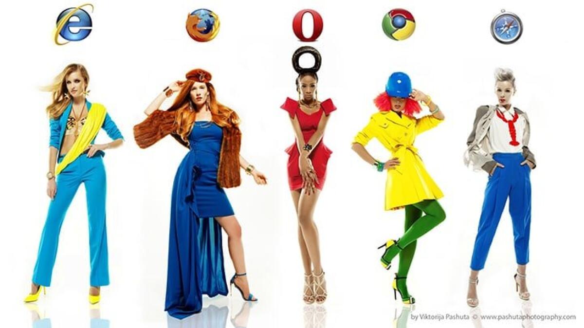 E se ci vestissimo come Internet Explorer, Facebook o Chrome? - 