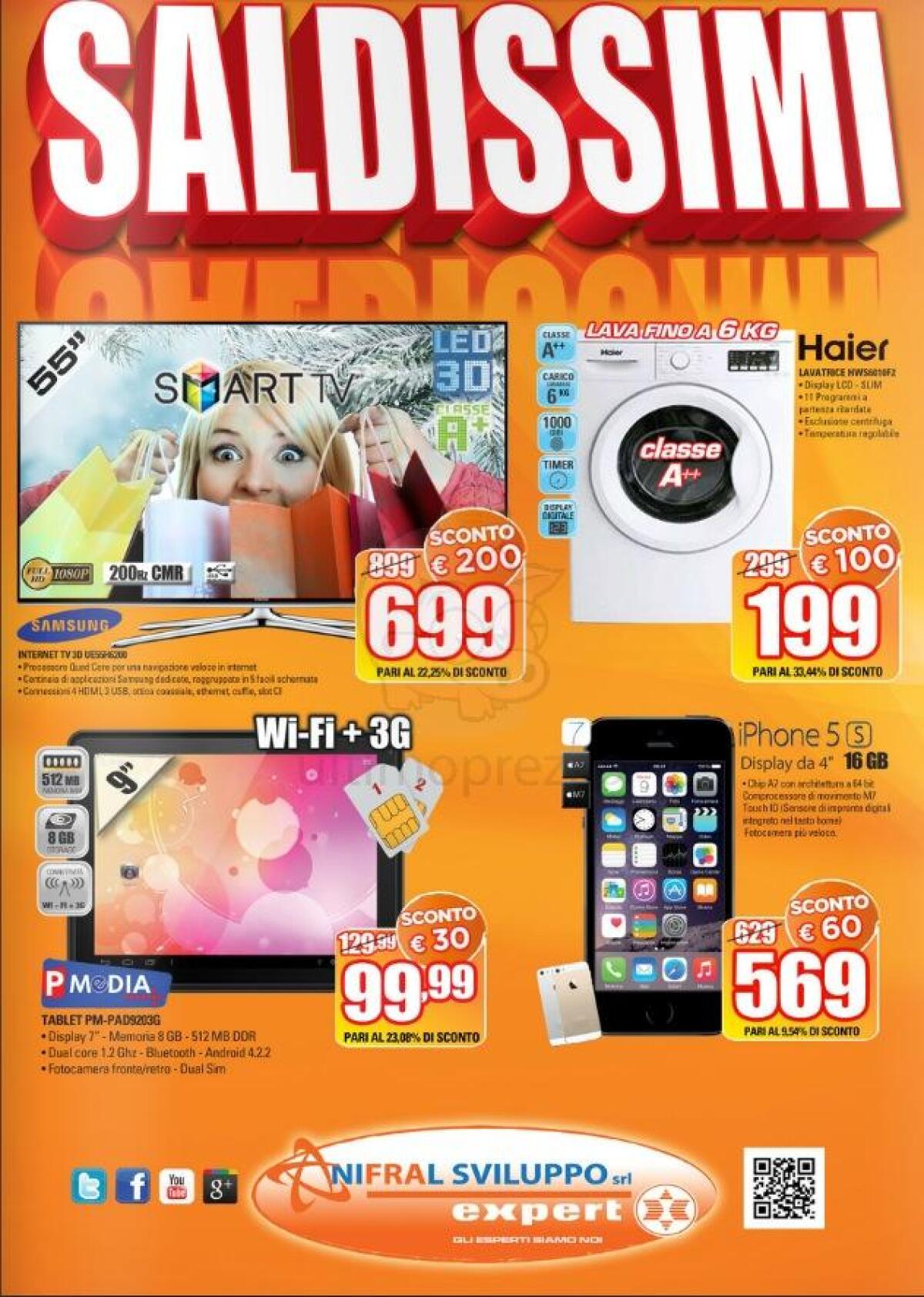 Super Offerte da Expert che lancia la promo "SALDISSIMI" - 