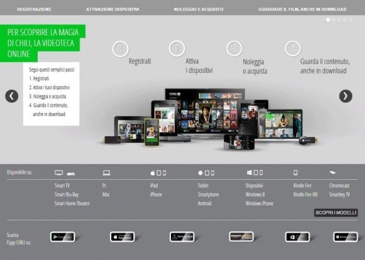 Guardare film in streaming con Chili TV - 