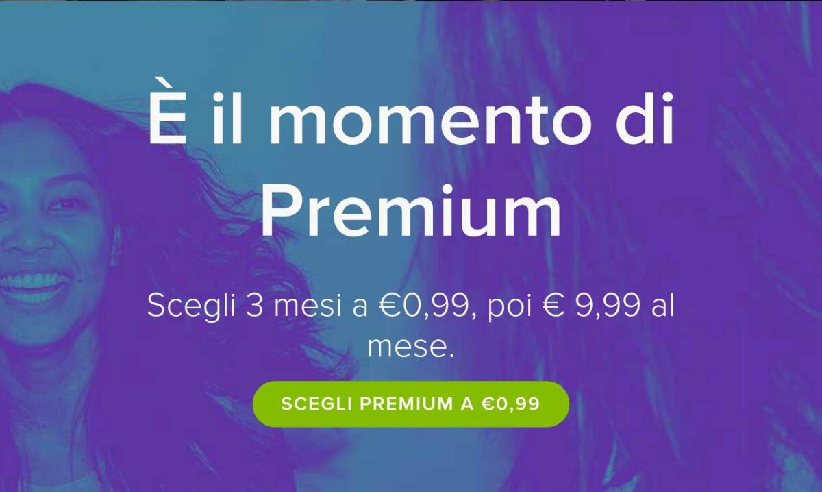 Come attivare Spotify Premium a soli 0,99 euro per 3 mesi - 