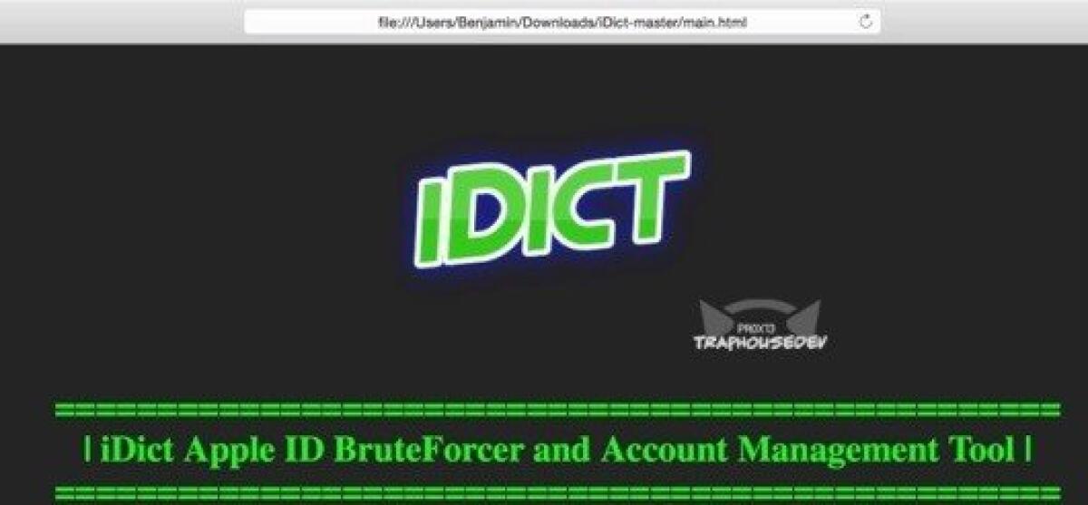Scoprire e trovare la password di iCloud con iDict - 
