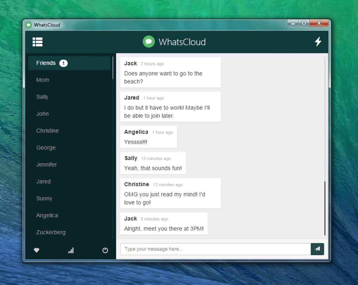 WhatsCloud: Ecco l'app per utilizzare WhatsApp sul Computer con qualunque browser! - 