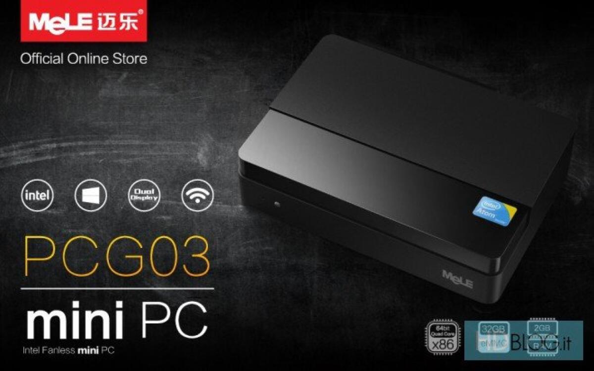 Migliori MINI PC: Mele PCG03 con Intel Atom e Windows 8.1 - 