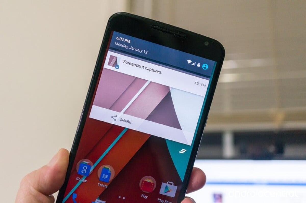 Come fare screenshot sul Nexus 6 - 