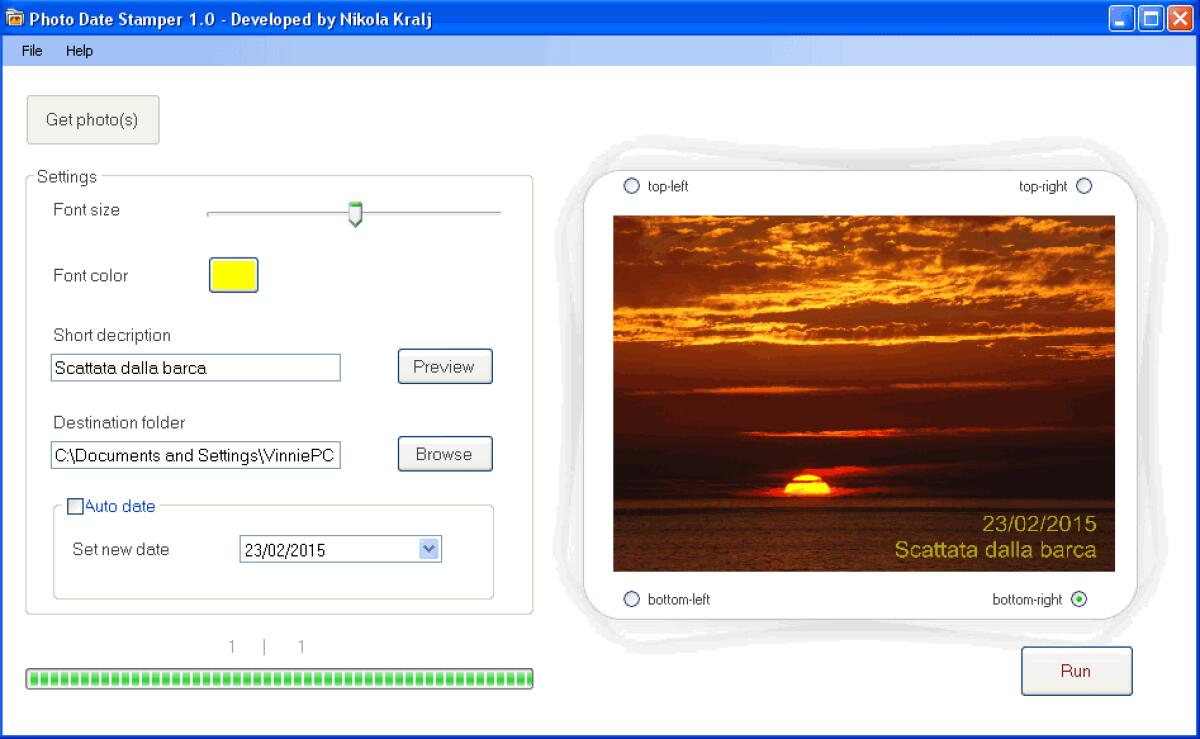 Come mettere la data sulle foto - 