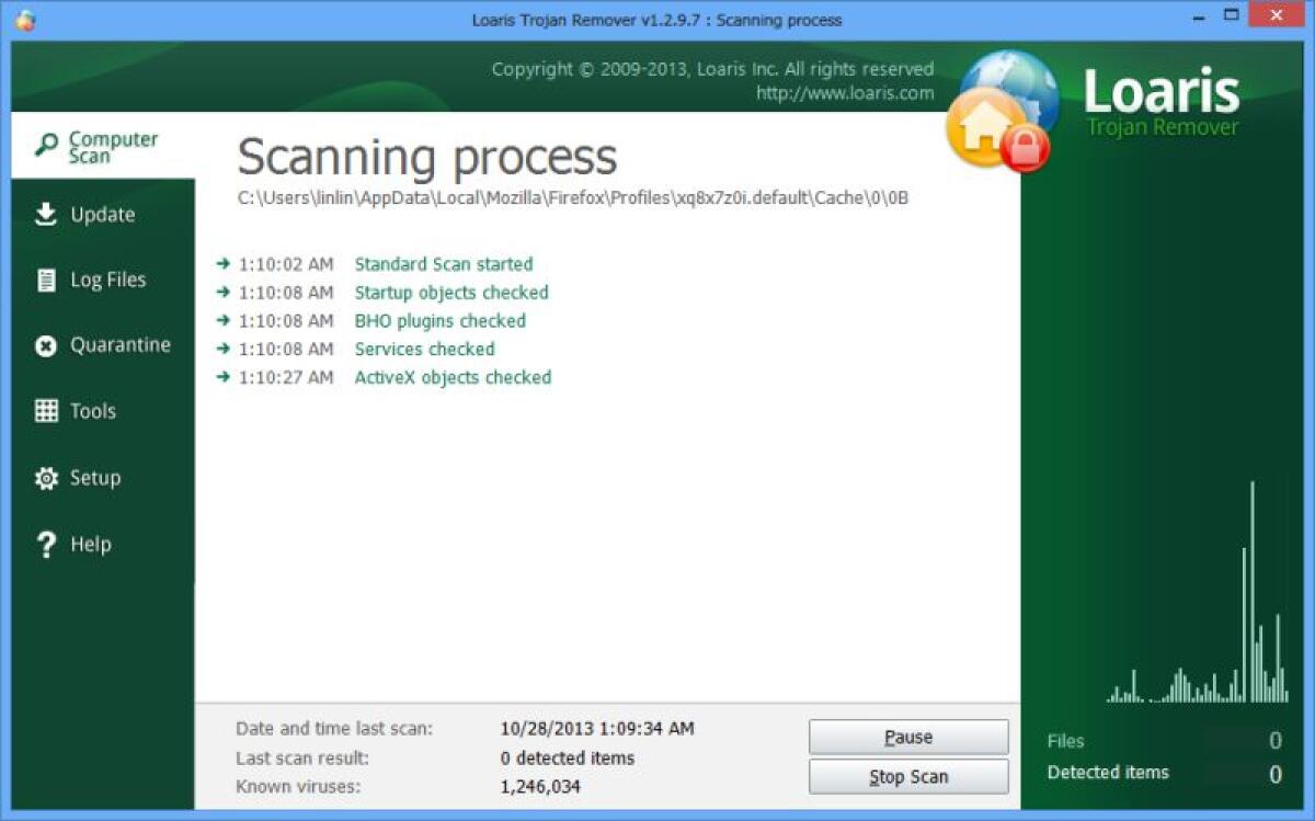 Proteggere Windows dai Trojan con Loaris Trojan Remover 1.3.6.4 Gratis - 