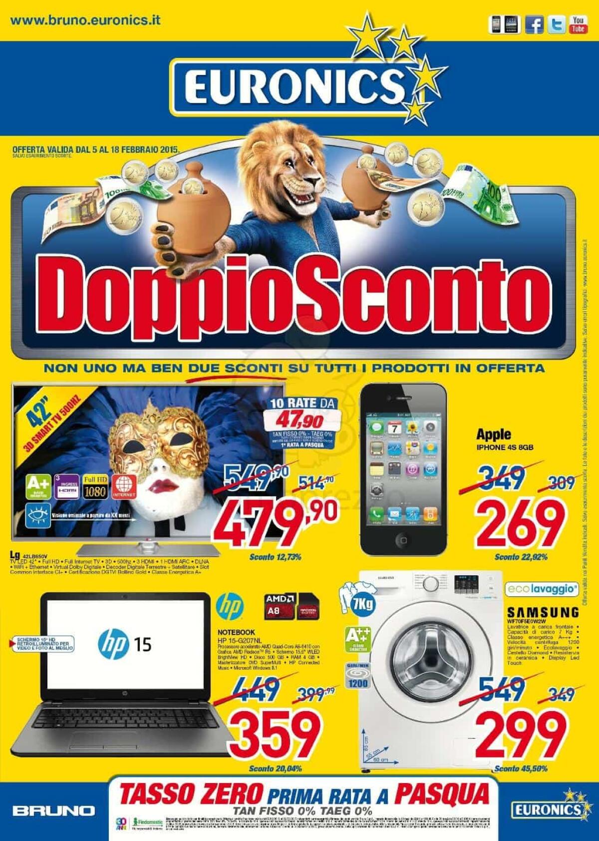 DoppioSconto da Euronics che sconta due volte Tantissimi prodotti - 