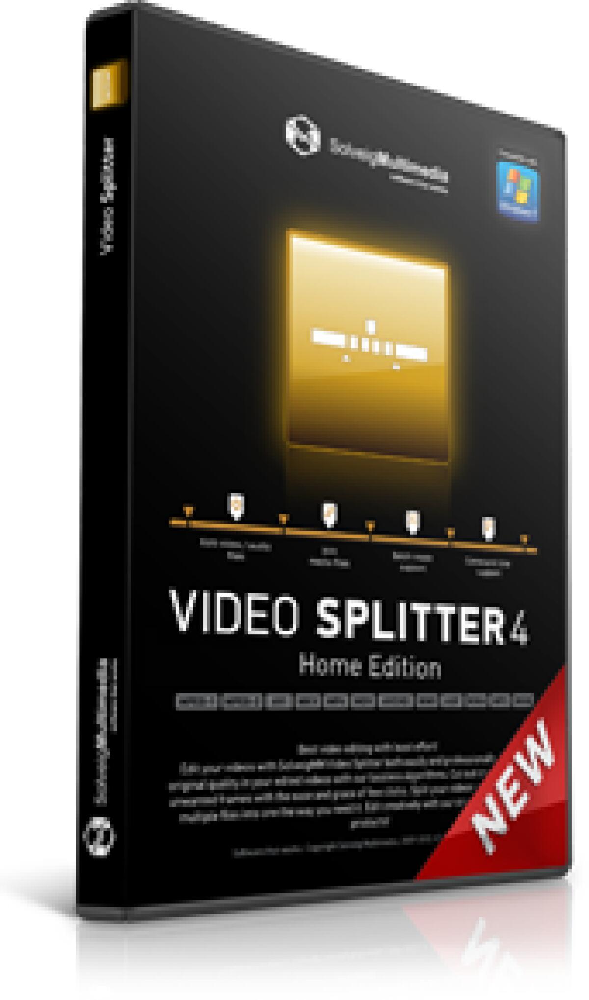 Video Editor Professionale per Windows: Download Solveig MM Video Splitter 4 Home Gratis - 