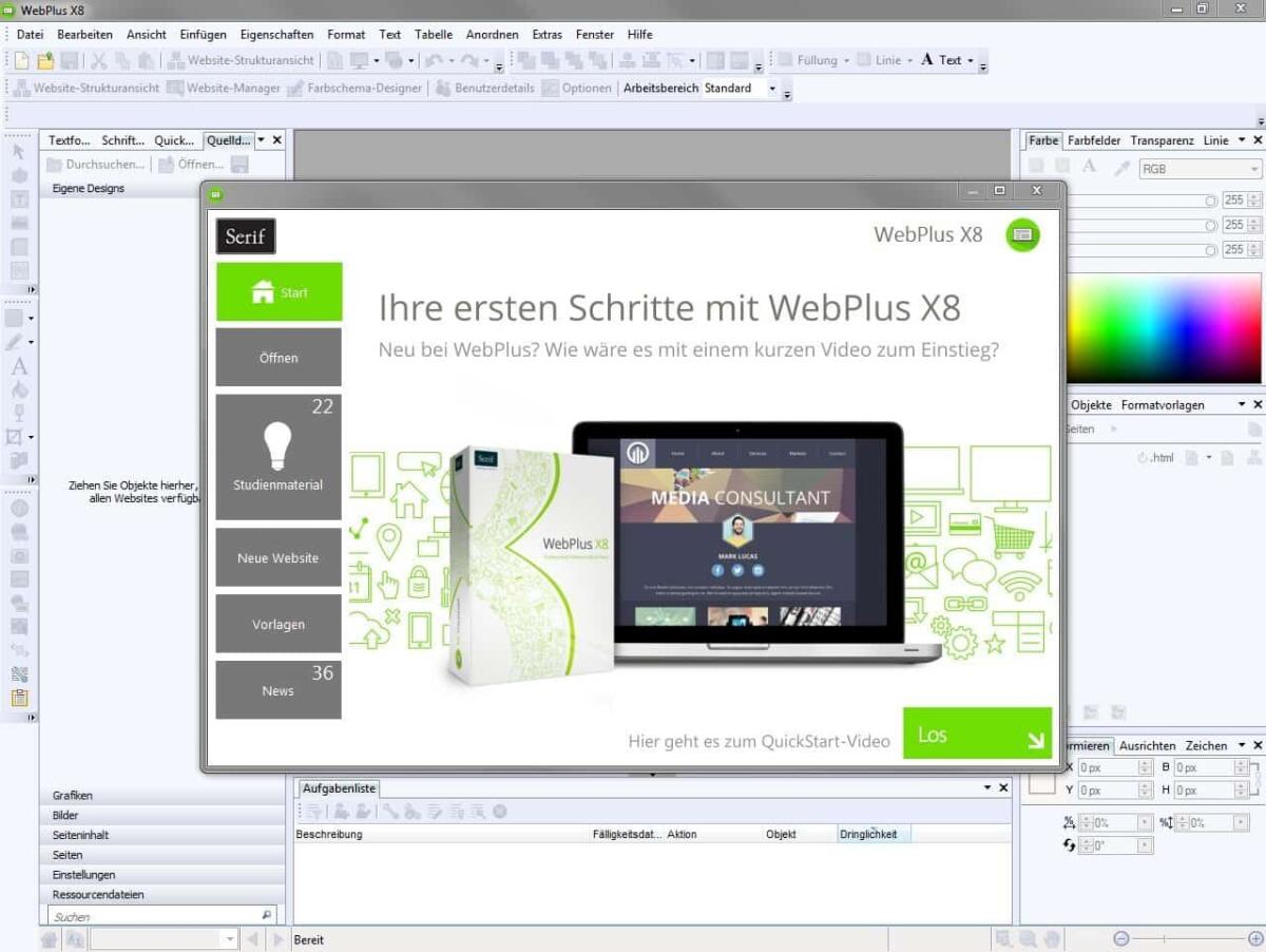 Serif WebPlus X8: Creare Siti Web senza saper programmare - 