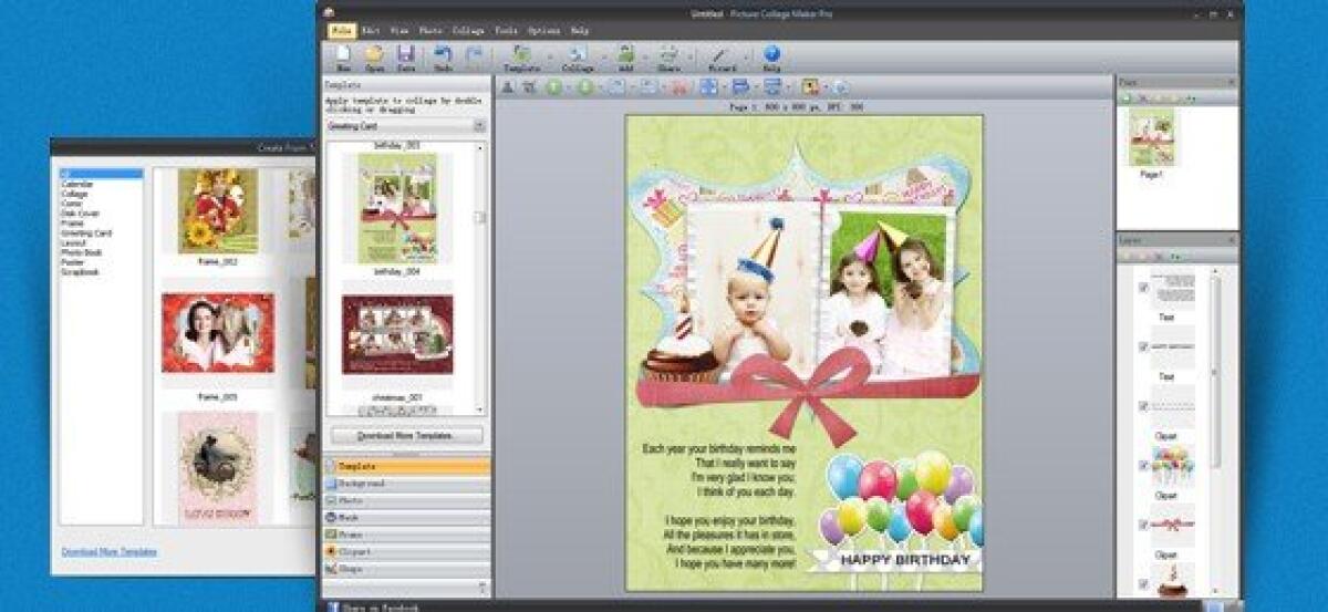 Creare splendidi collage con le nostre foto con Picture Collage Maker 4.1.2 (Win and Mac) Gratis - 