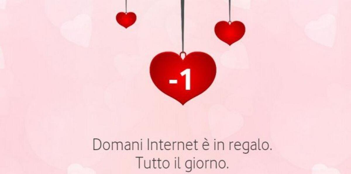 Vodafone regala 2GB di internet per San Valentino - 