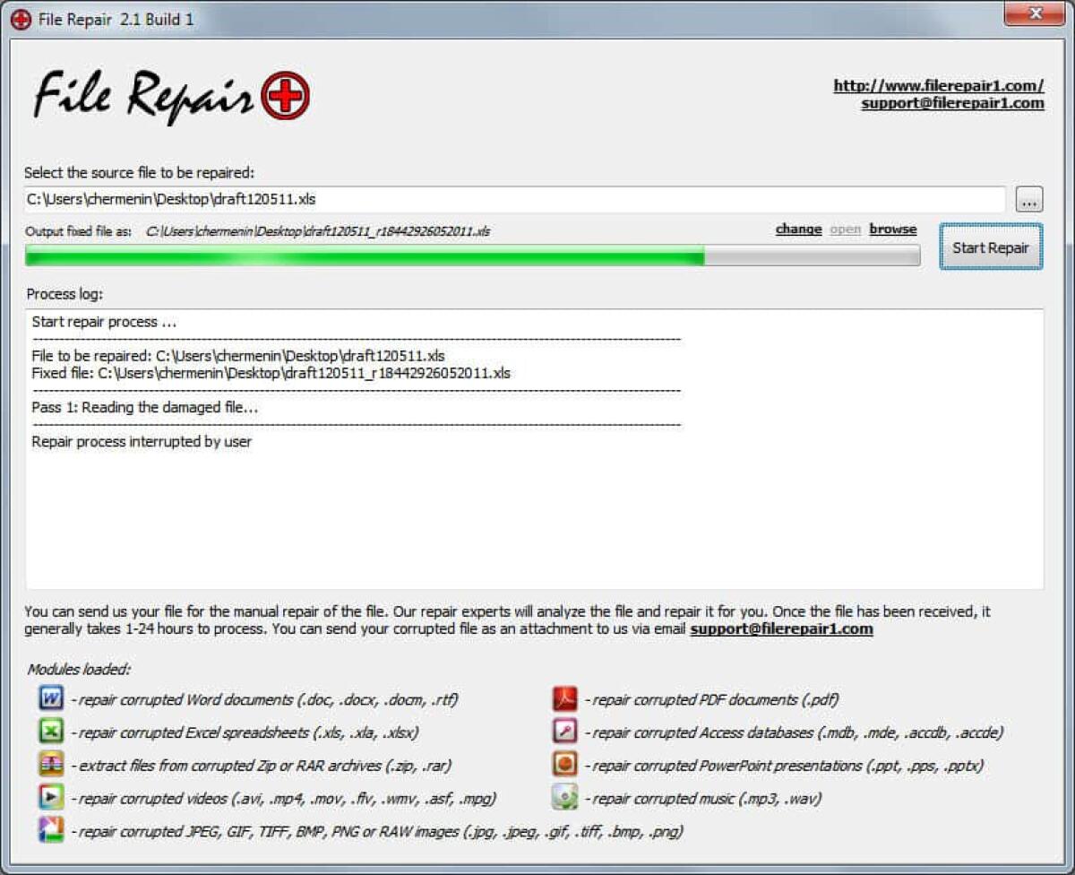 Recuperare File danneggiati come DOC, JPG ed altri con File Repair - 
