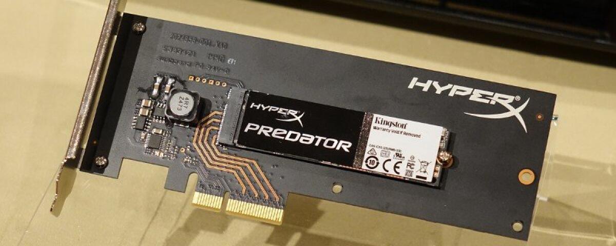 Prezzi ufficiali dell'SSD PCI-E Kingston HyperX Predator - 