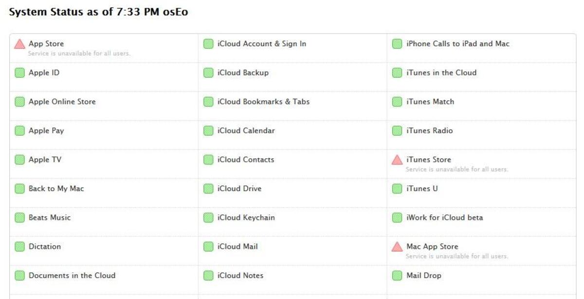 iTunes ed App Store offline per diverse ore - 