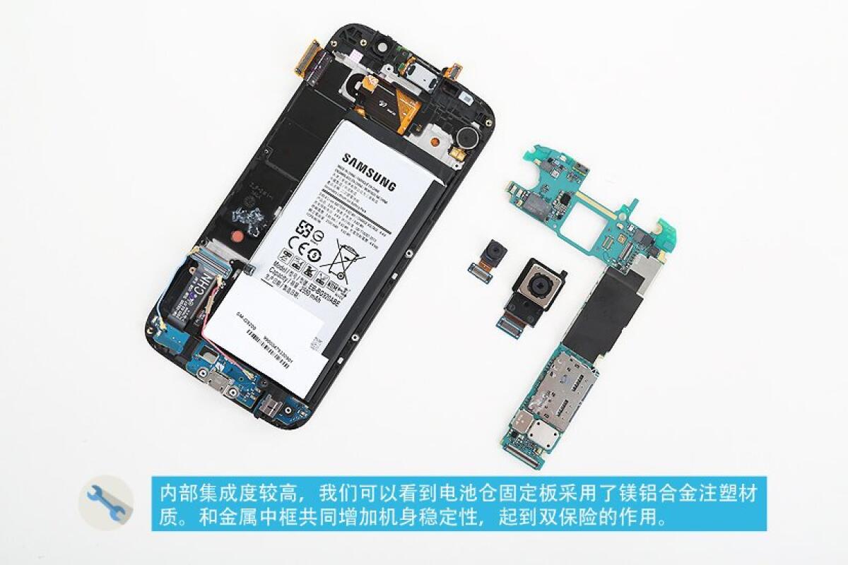 Smontato il nuovo Galaxy S6: E' facile da riparare - 