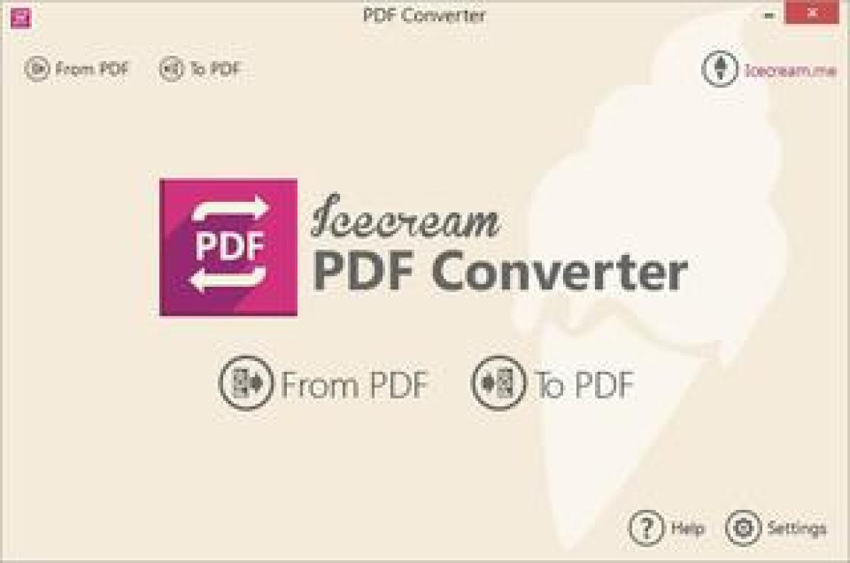 Icecream PDF Converter: convertire PDF in qualsiasi formato su Windows - 