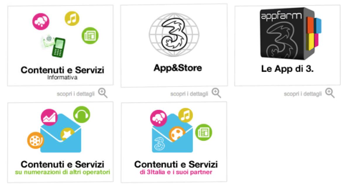 3 Italia: Da oggi è possibile bloccare servizi e pagine a pagamento - 