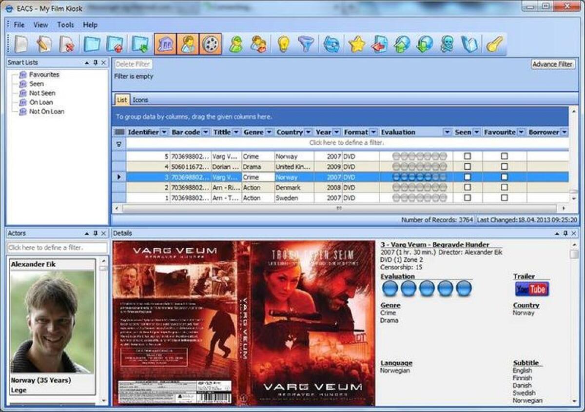 Organizzare i nostri Film e file Video con My Film Kiosk 2.5 Gratis - 