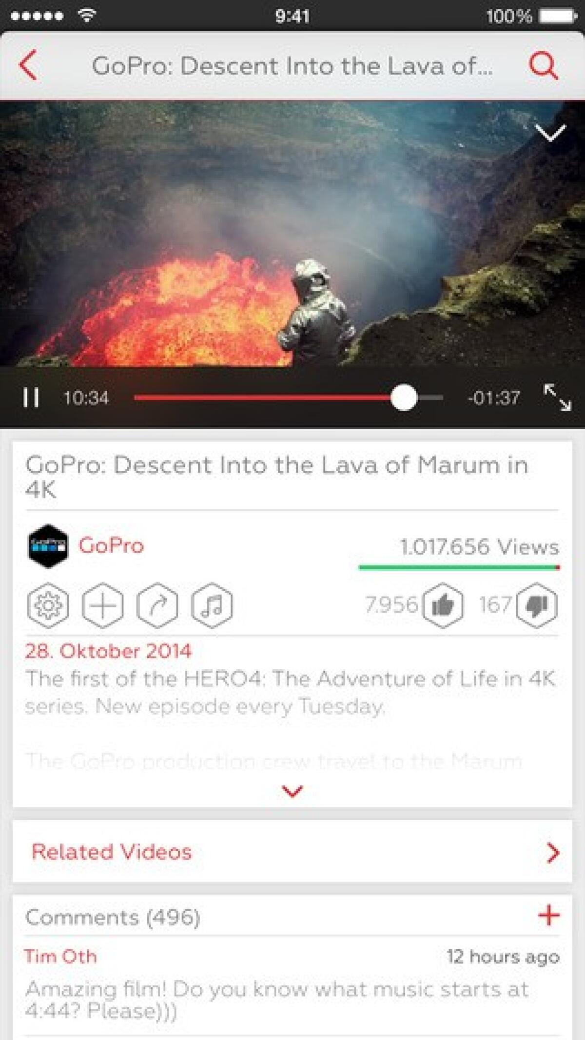 Video di YouTube in background su iPhone con ProTube per YouTube - 