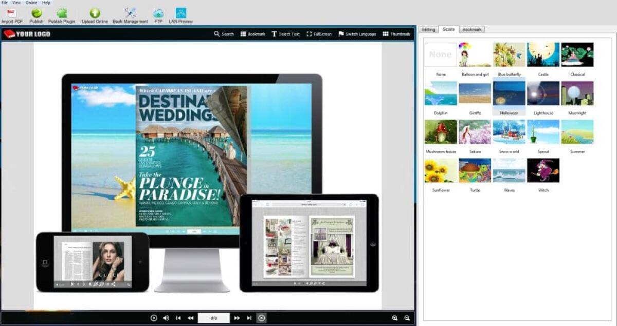 Creare Riviste e Giornali Sfogliabili su Windows con 1stFlip Flipbook Creator 1.01 Gratis - 