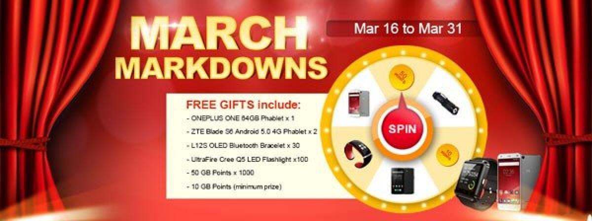 Nuovo concorso Gearbest: vinci OnePlus One, ZTE Blade S6 e altro ancora! - 