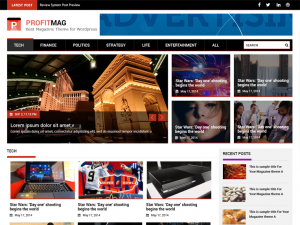 Migliori Temi Wordpress Gratis - ProfitMag