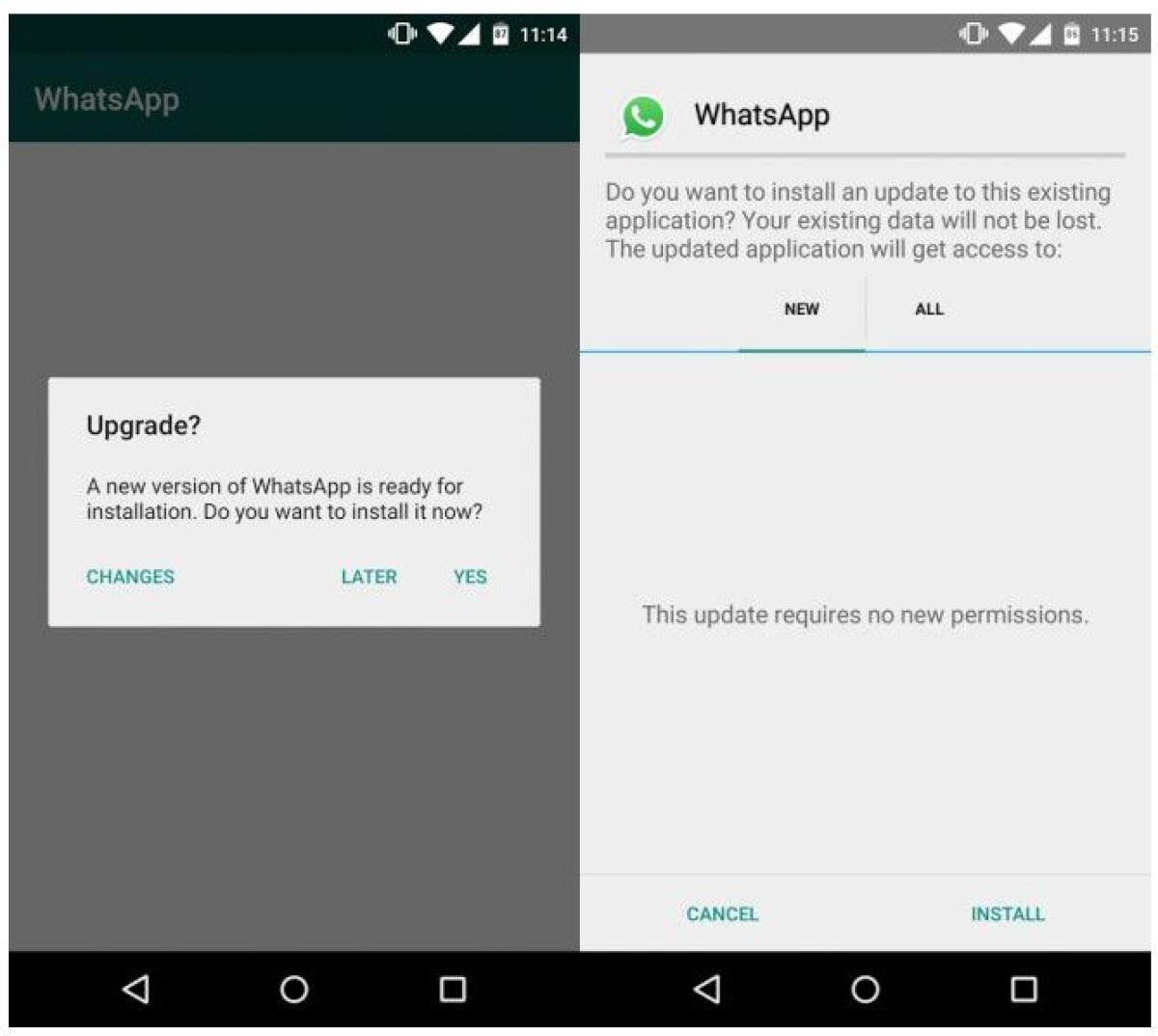 Aggiornamento OTA per WhatsApp in fase di test - 