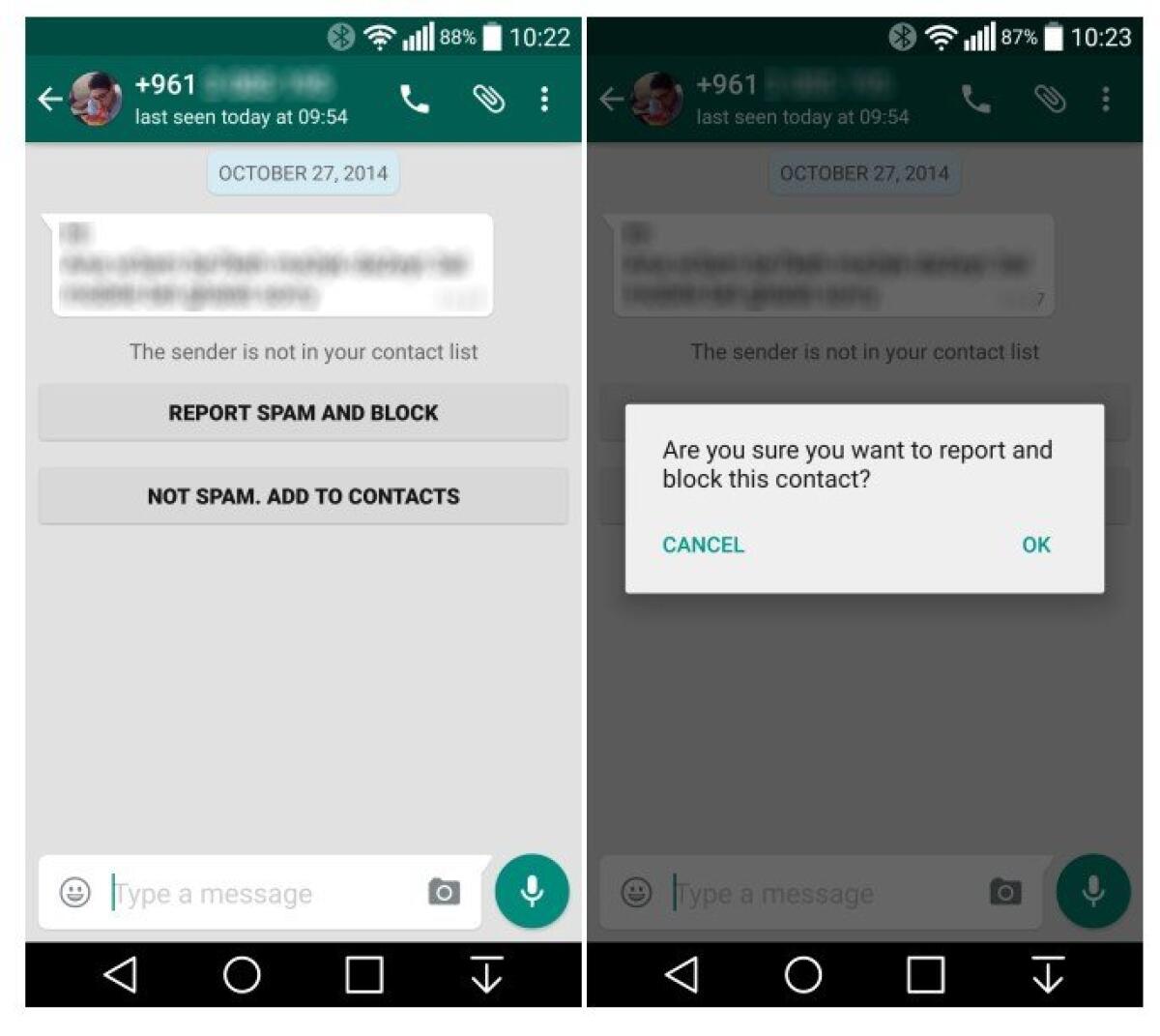 Nuova funzione Anti-Spam in fase di test su WhatsApp per Android - 