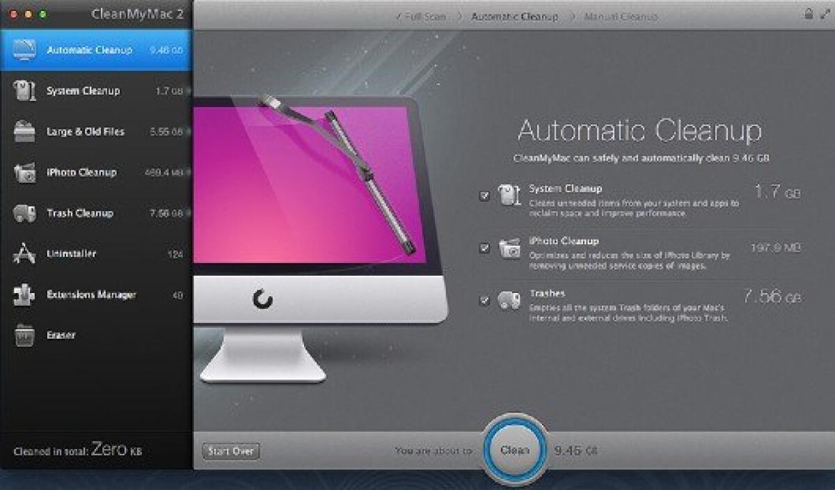 Velocizzare e ripulire il Mac da file inutili con CleanMyMac 3 - 