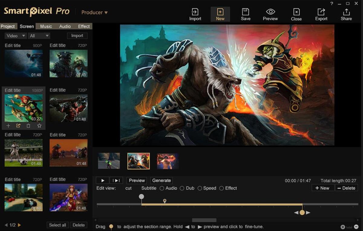 Registrare Schermo e modificare Video con SmartPixel Pro 3.5 gratis - 