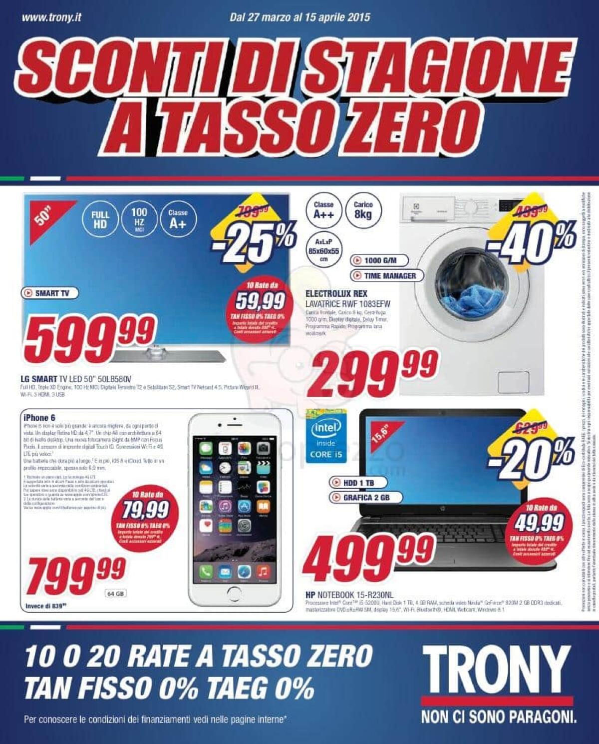 Nuovissimi Volantini Trony con tante offerte per tutti - 