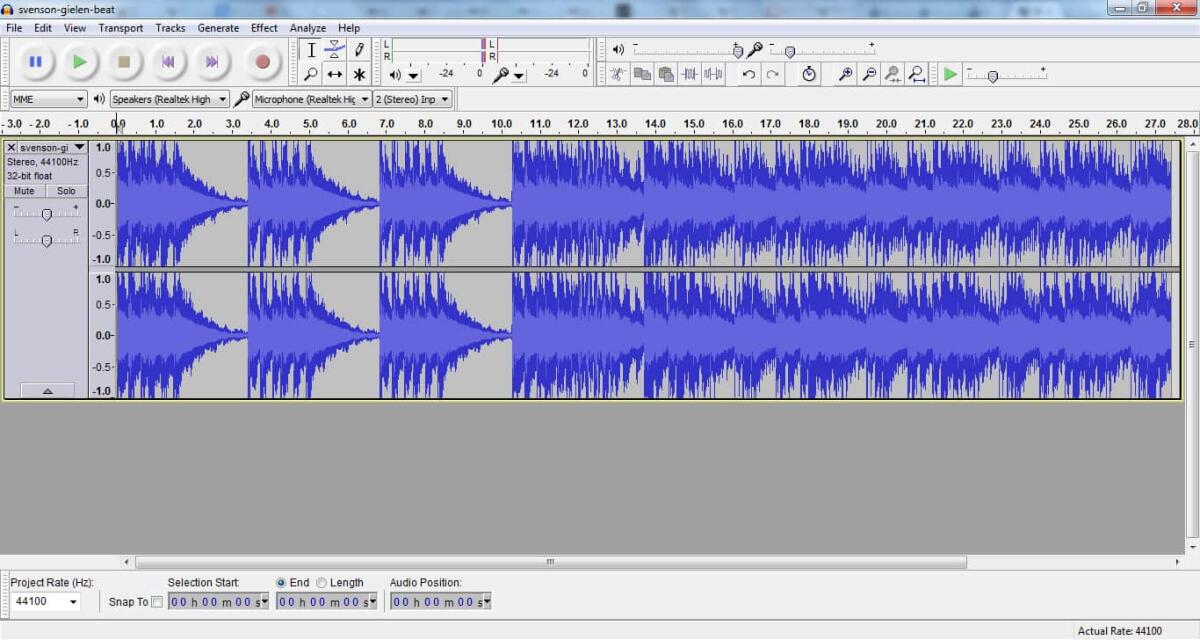 Audacity è il miglior editor audio per Windows e MAC - 