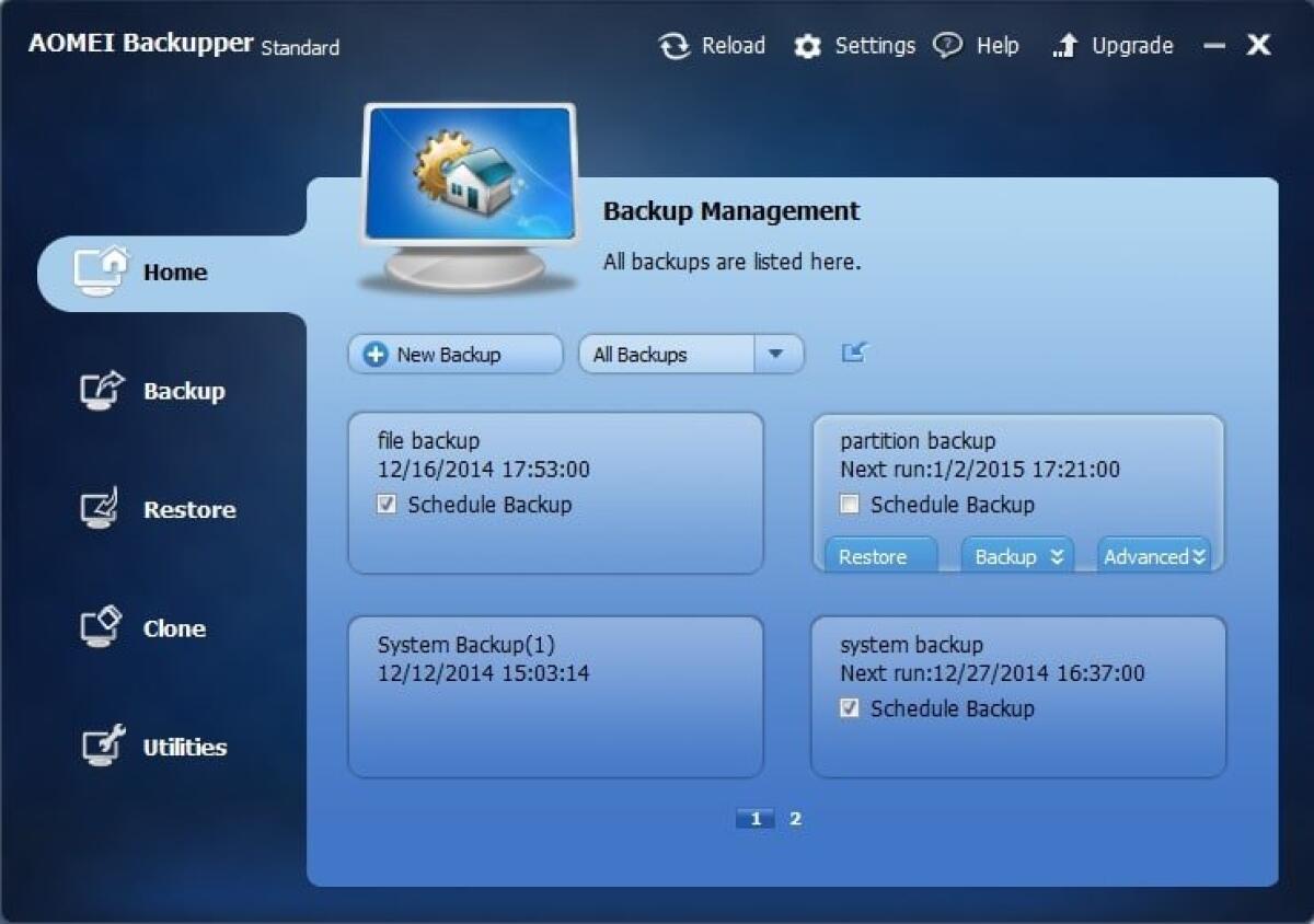 Software per fare il Backup dei propri dati su Windows: Download AOMEI Backupper Pro 2.5 Gratis - 