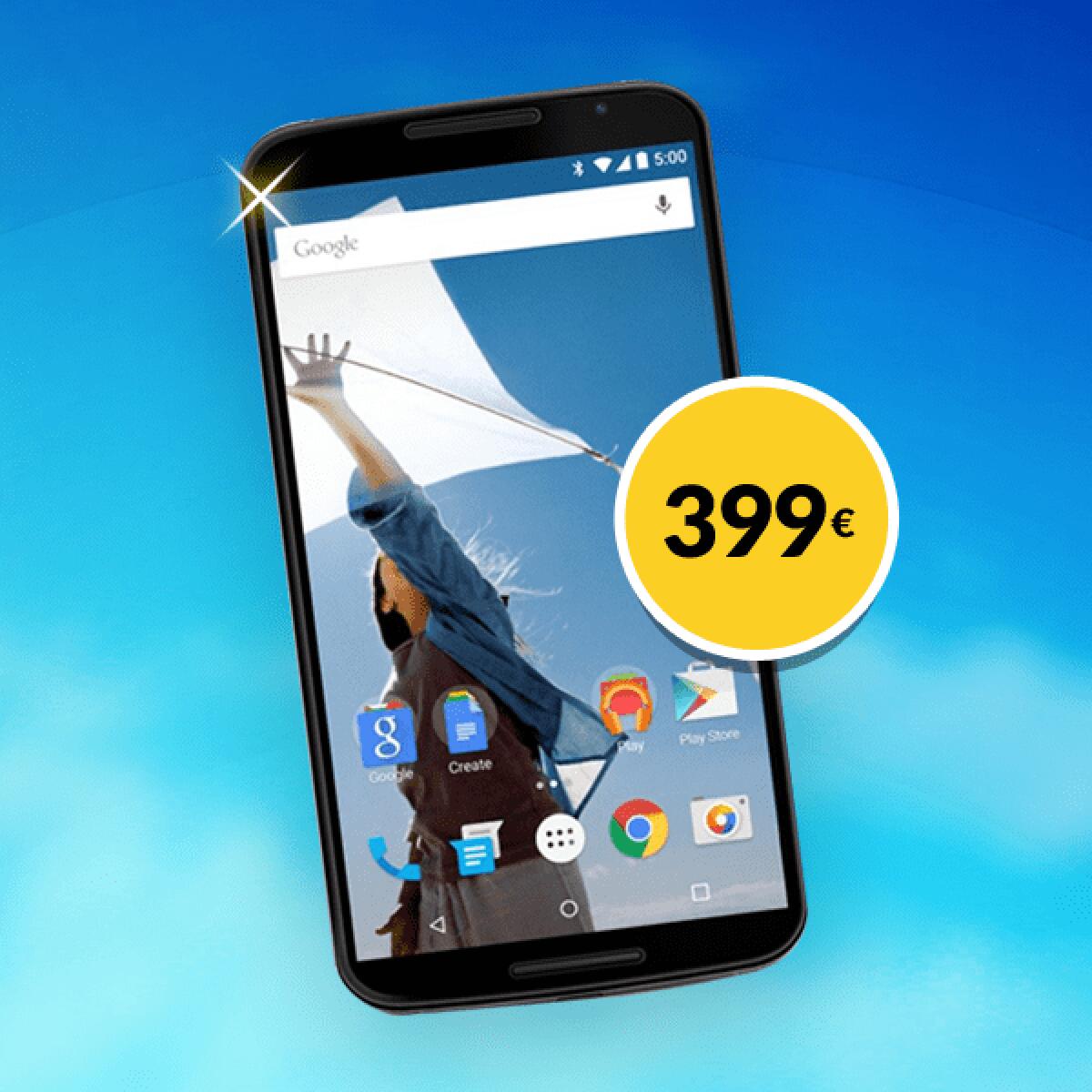 Offerte Smartphone: Motorola Nexus 6 a soli 399€ - 